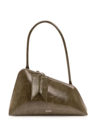 The Attico Olive Brown Sunrise Medium Shoulder Bag