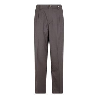 Myths Straight Trousers, male, Brown, Size: L Trousers