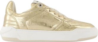 Zadig&Voltaire Gold Leather Wings Sneakers - Dames - Sneakers - Geel - 36 EU - Leer - Schoenen
