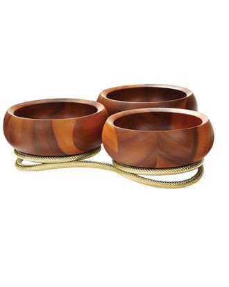Namb&eacute; Nambe Braid Condiment Server
