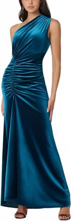 Shoshanna Midnight Amaryllis Dress In Slate Blue