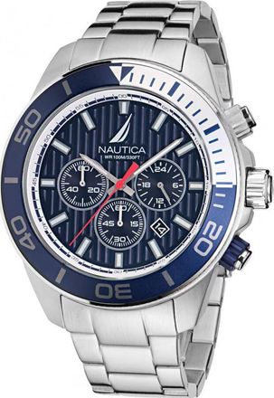Nautica NAPNOF303 Mens One Watch - Silver - One Size