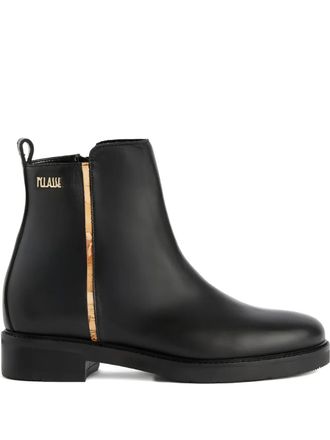 Alviero Martini 1A Classe Beatle laarzen met logodetail - Zwart