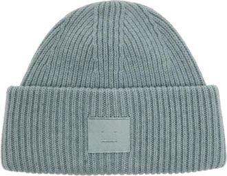 Acne Studios Pana Face Wool-blend Beanie - Blue - One Size