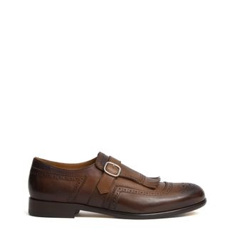 Doucal's Kilty Monk Triumph Blake Stitch Shoes