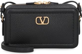 Valentino Garavani Alltime Leather Mini Crossbody Bag