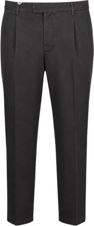 BRIGLIA 1949 Margutta Broek - Heren - Nette broeken - Zwart - M - Leer - Broeken