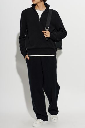 Burberry Colby Cashmere Trousers, Mens, Black