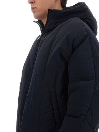 Bottega Veneta Technical Nylon Down Jacket - Blue