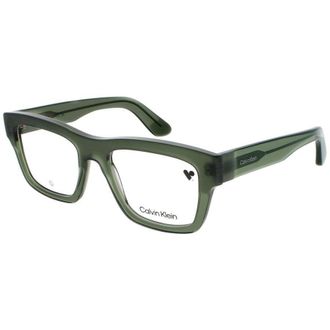 Calvin Klein Mens Brown Rectangular Eyeglass Frames Ck24525