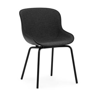 NORMANN COPENHAGEN Hyg Chair Frontpolster, schwarz (Main Line Flax 16)