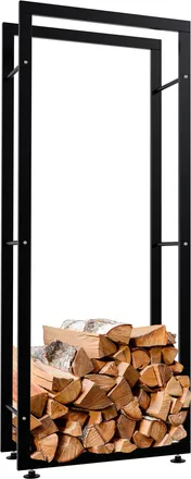 Clp Clp - Le&ntilde;ero Keri De Metal Negro Negro 25x60x150 Cm