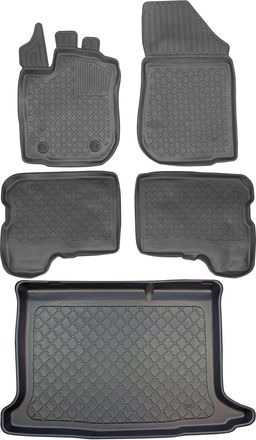 OEM Juego De Alfombrillas Para Coche Y Maletero Para Dacia Sandero Ii Hatchback (diciembre De 2012 A 2020)