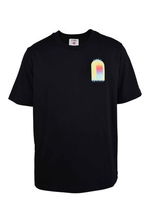 Casablanca LArche T-shirt Zwart