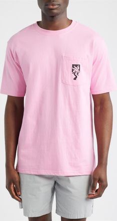 Boardies Clara Palm Pocket T-Shirt in Pink at Nordstrom, Size Medium