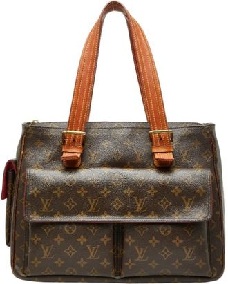 Louis Vuitton Brown Monogram Monogram Handbag Tote Bag (Pre-Owned)