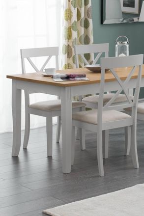 Julian Bowen Davenport Dining Chair (Set of 2) in Grey