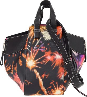 Loewe Hammock Bag Leather Black Leather Handbag (Pre-Owned)