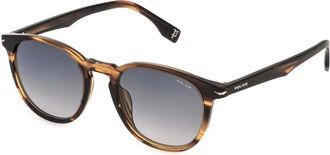 Police SPLQ82 CHAMP 13 07LC Mens Sunglasses Tortoiseshell Size 52