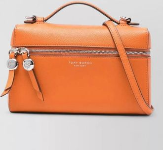 Tory Burch mini top handle clutch detachable strap