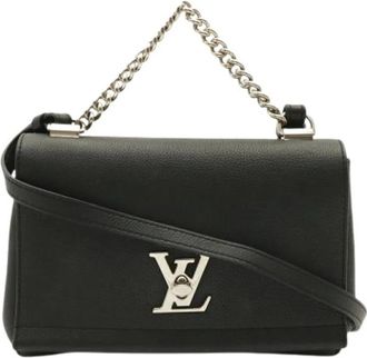 Louis Vuitton Pre-owned Lockme II BB Schoudertas - Dames - Vintage Schoudertas - Zwart - ONE Size - Leer - Vintage