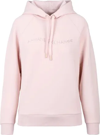 A|X Armani Exchange Pink Slim Hooded Sweatshirt