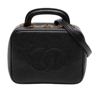 Chanel Pre-owned Vanity Bag - Dames - Pre-owned - Zwart - Maat: ONE Size Zijde
