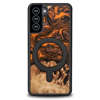 OEM Funda Bewood Unique Para Samsung Galaxy S21 Fe - Naranja Con Magsafe