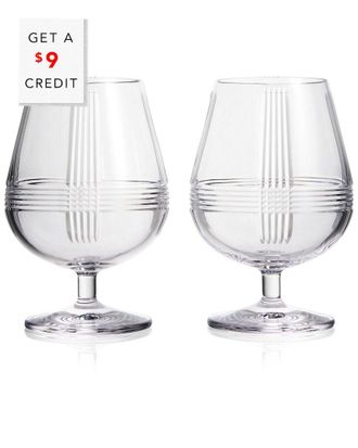 Waterford Marquis by Waterford Set of 2 Marquis Vector Brandy Glasses with $9 Credit