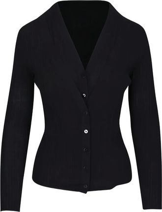 Lisa Yang Cardigan con scollo a V - Nero