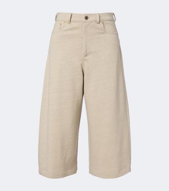 Brunello Cucinelli Cotton and linen culottes