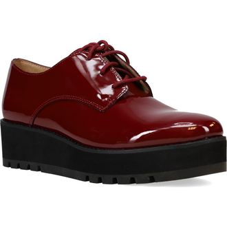 Eileen Fisher Eddy Derby in Bordeux Patent at Nordstrom Rack, Size 6