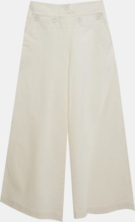 Max Mara Off White Denim Flared Jeans