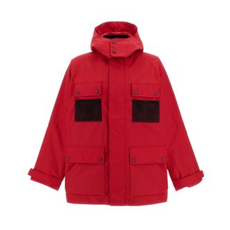 Junya Watanabe Wr-J911 Ventile Jacket - - Coats - Uomo - Rosso - S