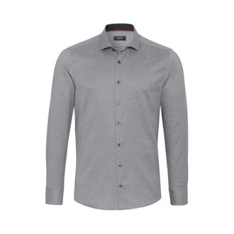 Hatico Casual overhemden - Heren - Overhemden - Grijs - Maat: M Leer