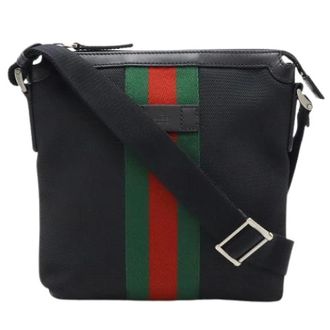 Gucci Pre-owned Cross Body Bags, female, Black, Size: ONE SIZE Pre-owned Cross Body Bag