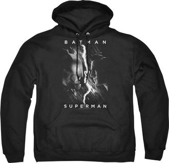 Gildan Batman V Superman Face To Face Adult Pull Over Hoodie / Hooded Sweatshirt
