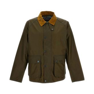Barbour Light Jackets, male, Brown, Size: L Modern Bedale Wax Jacket