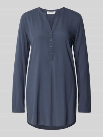 Christian Berg Regular Fit Bluse mit Tunikakragen in Dunkelgrau, Gr&ouml;&szlig;e 42