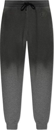 Moschino Trainingsbroeken met Geborduurd Logo - Heren - Sweatpants - Grijs - 2XL - Katoen - Broeken