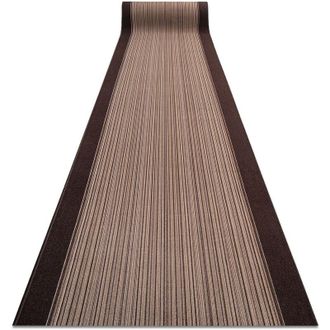 RugsX Alfombra De Pasillo Con Refuerzo De Goma Carnaby Marr&oacute;n 80cm Brown 80x760 Cm