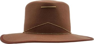 Van Palma Anna Wool Felt Hat, Size Medium