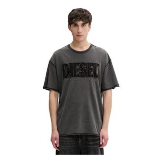Diesel Hombre, Camisetas, Gris, Talla: L