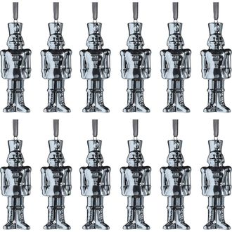 Zodax Nutcracker Ceramic Ornament in Silver at Nordstrom Rack