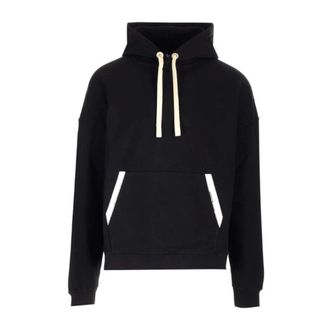 Palm Angels Heren, Sweatshirts & Hoodies, Zwart, Maat: XL Katoen