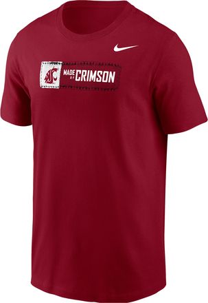 Nike Washington State Made of Crimson Nike Mens College T-Shirt in Red | M11332P231WSTU-CRM