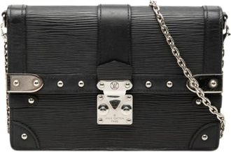 Louis Vuitton Pre-owned The Trunk - Dames - Vintage Schoudertas - Zwart - ONE Size - Leer - Vintage