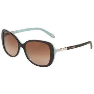 Tiffany & Co. Sunglasses, female, Brown, 55 MM, Sunglasses Tiffany Cobblestone TF 4121B