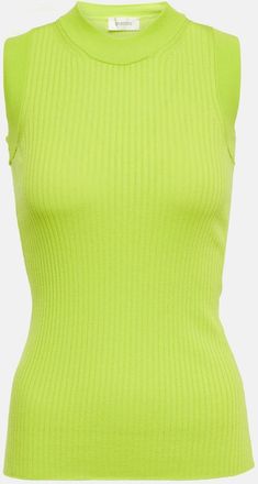 Sportmax Nido ribbed-knit cotton tank top