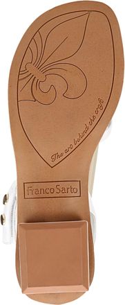Franco Sarto Parker White Leather I4995L2100 Womens